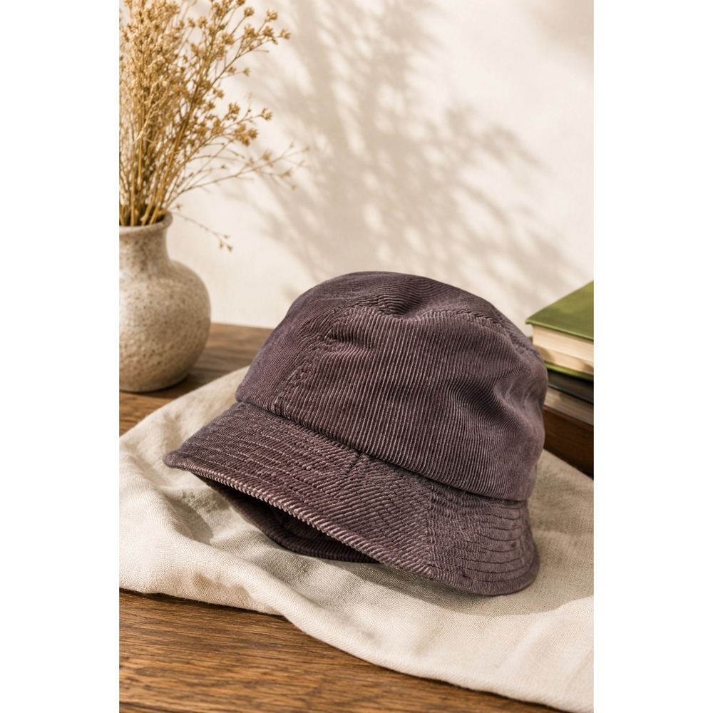 Vintage Crown Cap Corduroy Winter Hat – Quilted Lining, Union Made in Canada,...